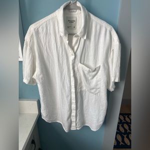 Abercrombie white linen